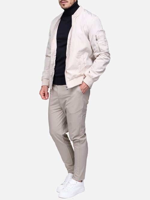 Chaqueta de satén lisa - frilivin - Kiabi