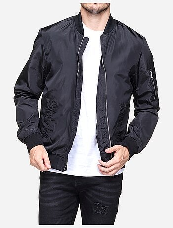 Chaqueta de satén lisa - Frilivin