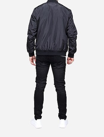 Chaqueta de satén lisa - Frilivin