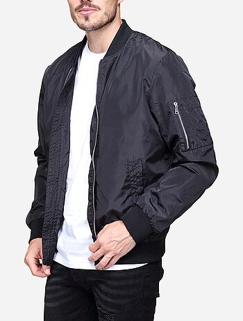 Chaqueta de satén lisa - Frilivin