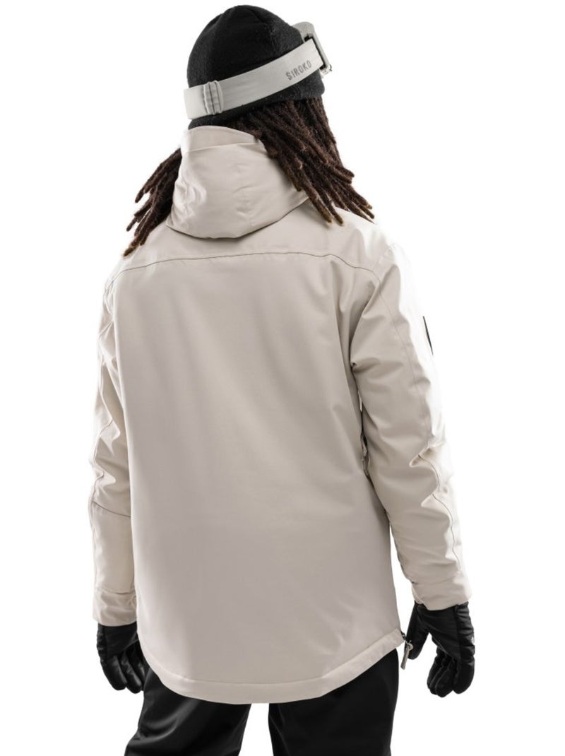 Chaqueta de snowboard hombre esquí y nieve hombre w6 eriz Beige - Kiabi