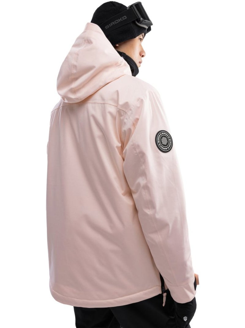 Chaqueta de snowboard hombre esquí y nieve hombre w6 flims Rosa - Kiabi