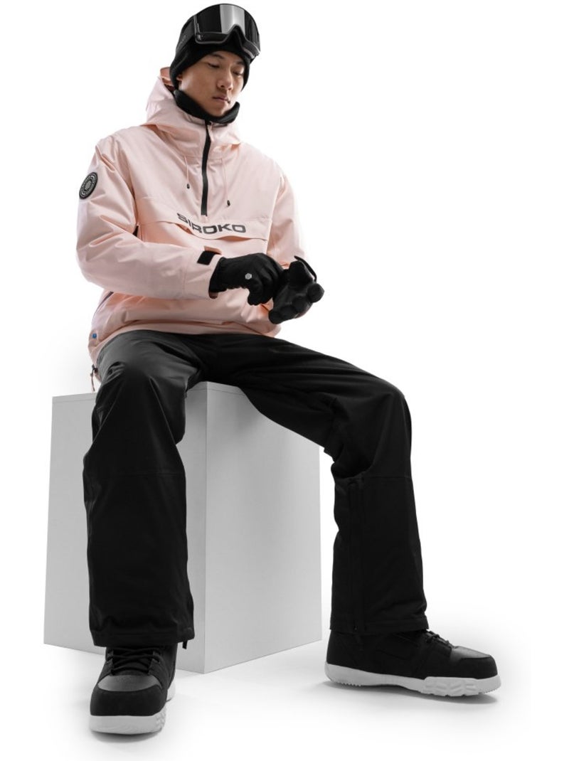 Chaqueta de snowboard hombre esquí y nieve hombre w6 flims Rosa - Kiabi