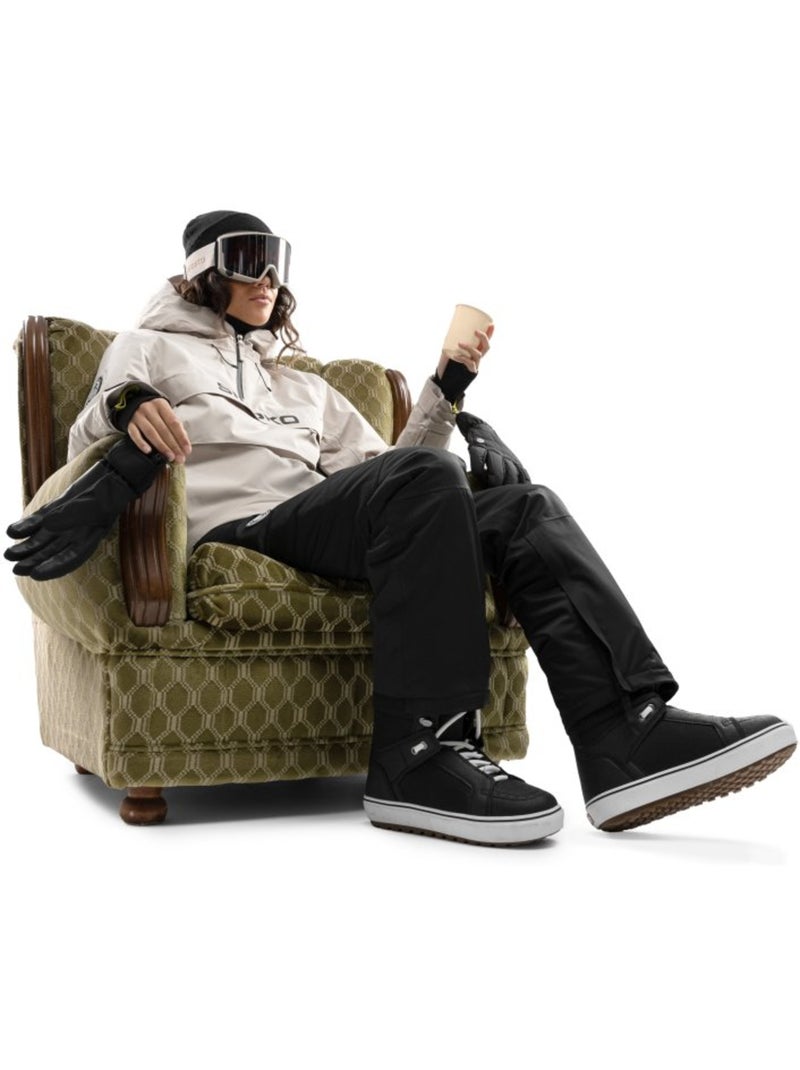 Chaqueta de snowboard mujer esquí y nieve mujer w6-w eriz Beige - Kiabi