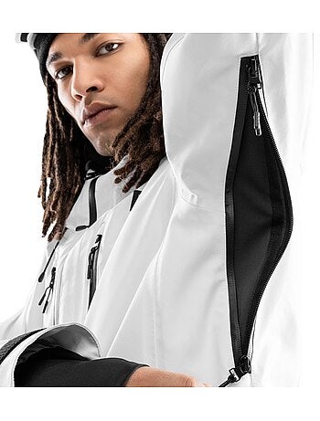 Chaqueta de snowboard recco® hombre esquí y nieve hombre w5 megeve