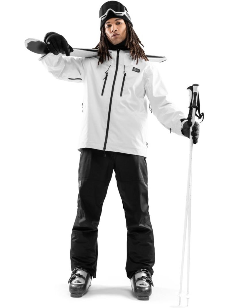 Chaqueta de snowboard recco® hombre esquí y nieve hombre w5 megeve Blanco - Kiabi