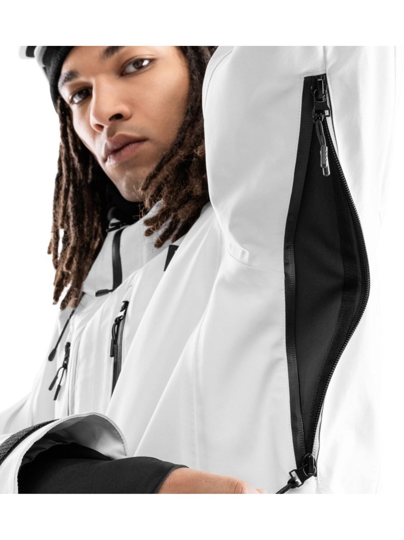 Chaqueta de snowboard recco® hombre esquí y nieve hombre w5 megeve Blanco - Kiabi