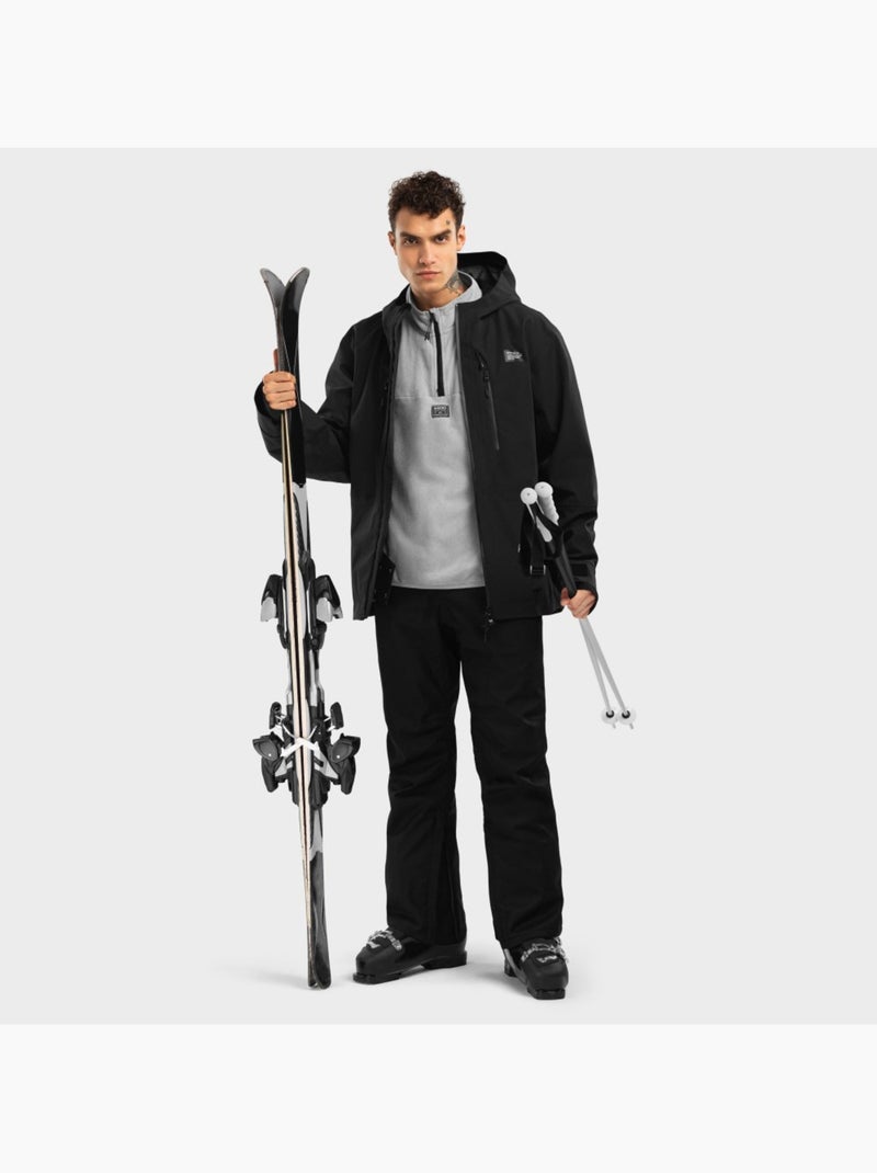Chaqueta de snowboard recco® hombre esquí y nieve hombre w5 nix Negro - Kiabi