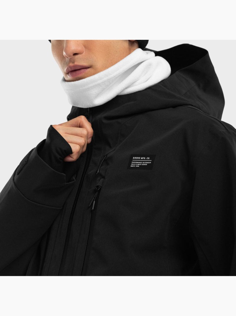 Chaqueta de snowboard recco® hombre esquí y nieve hombre w5 nix Negro - Kiabi