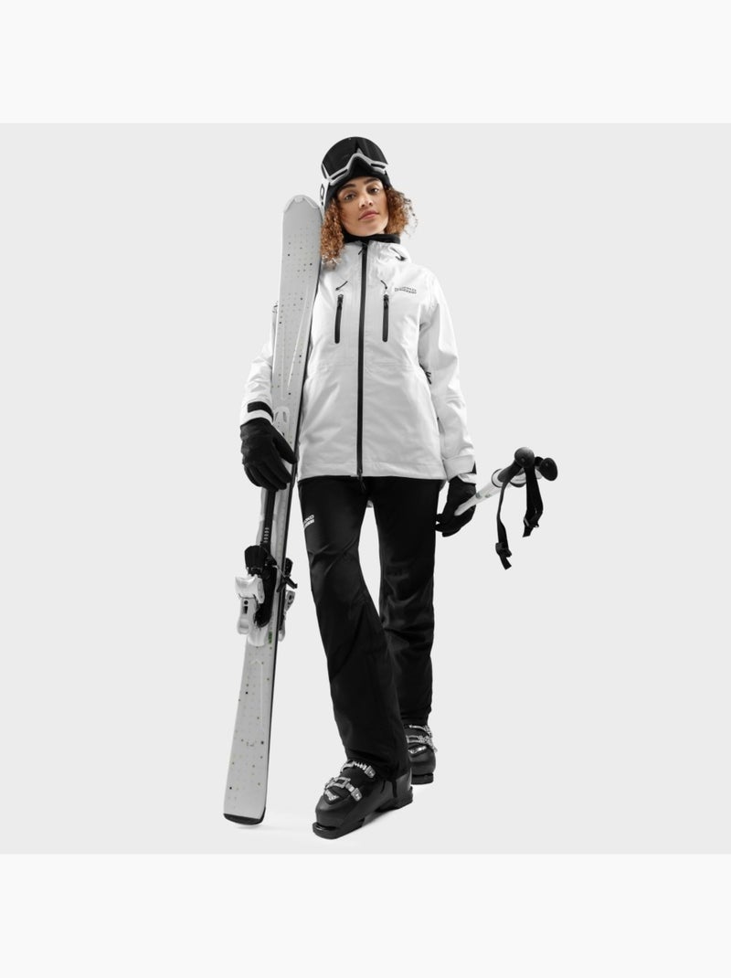 Chaqueta de snowboard recco® mujer esquí y nieve mujer w5-w megeve Blanco - Kiabi