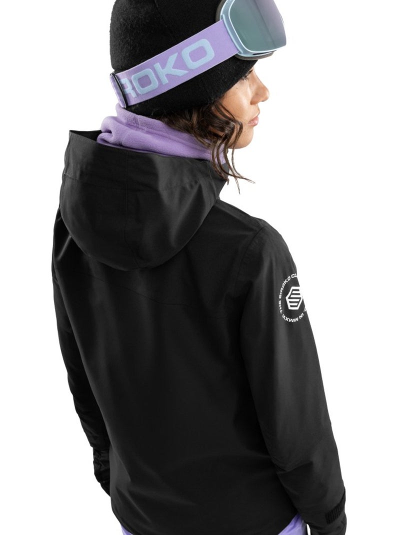 Chaqueta de snowboard recco® mujer esquí y nieve mujer w5-w nix Negro - Kiabi