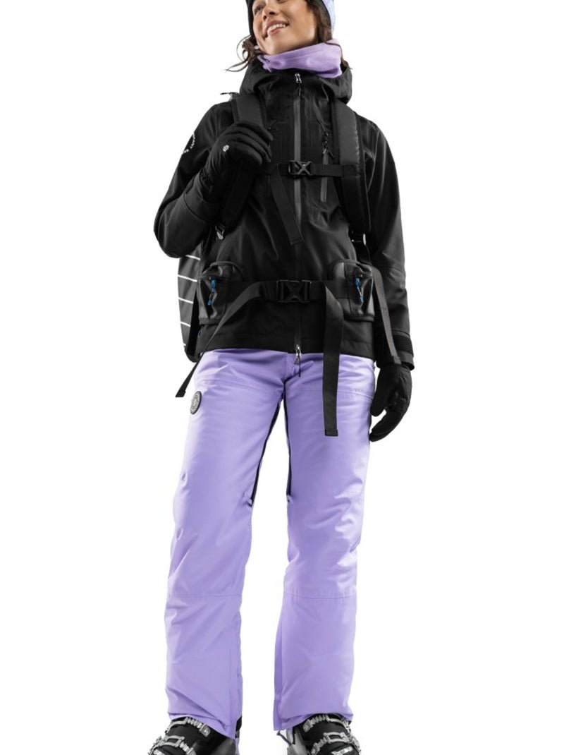 Chaqueta de snowboard recco® mujer esquí y nieve mujer w5-w nix Negro - Kiabi
