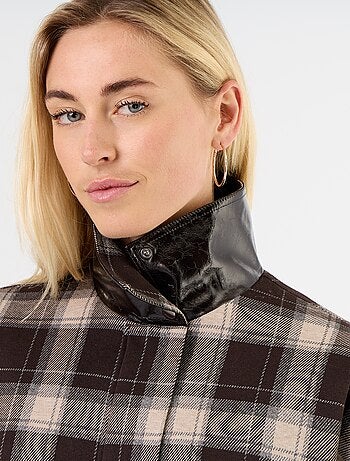 Chaqueta de tela a cuadros