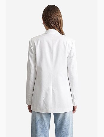 Chaqueta de tencel, algodón y lino dilvin