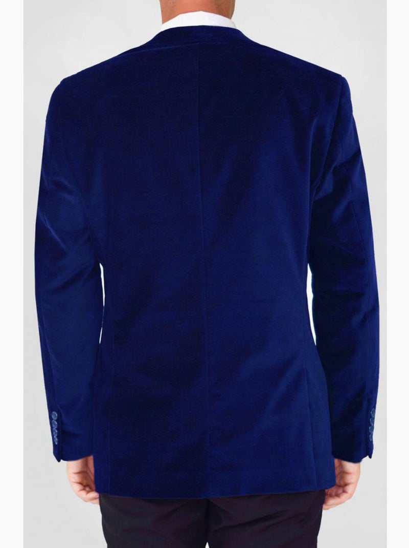 Chaqueta de terciopelo Kebello Azul - Kiabi