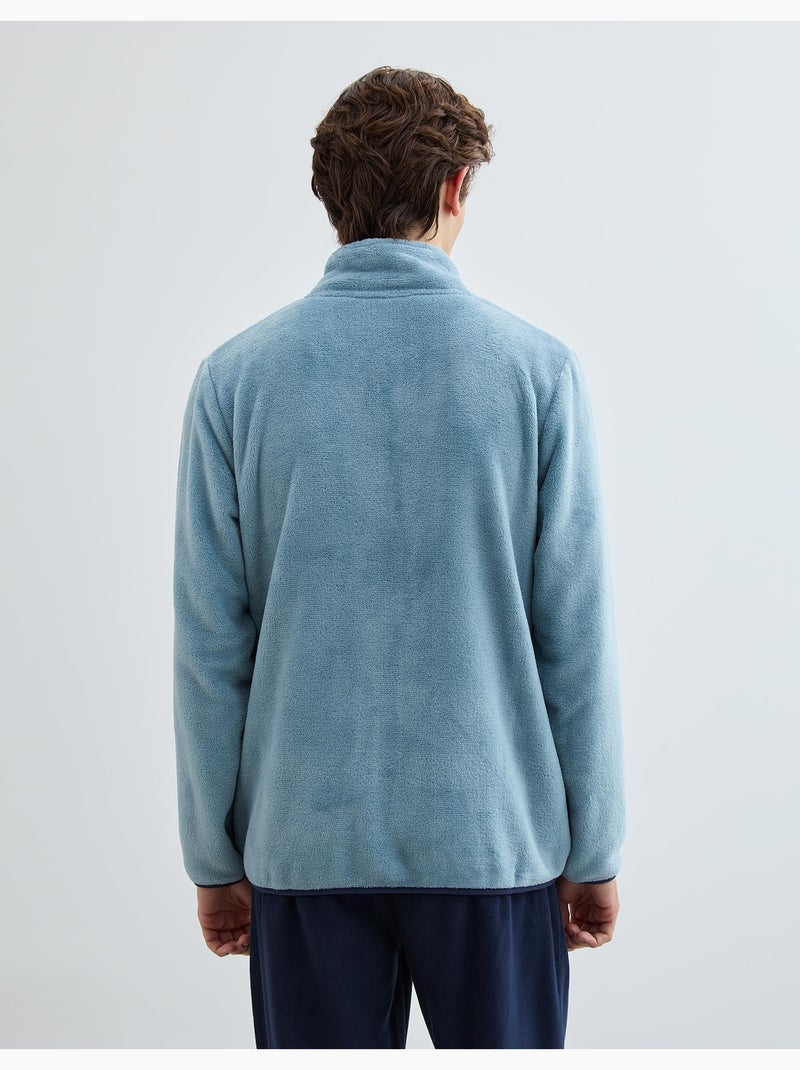 Chaqueta de terciopelo polar, MO Fashion Gris - Kiabi