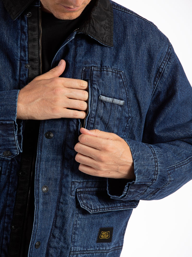 Chaqueta de trabajo de denim grueso NEVADA 'Rica Lewis' Azul - Kiabi