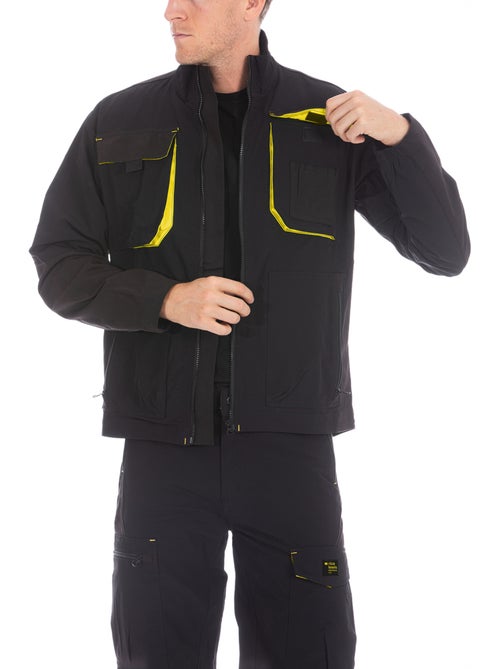 Chaqueta de trabajo técnica bielástica GRID - Kiabi Chaqueta de trabajo técnica bielástica GRID - Kiabi