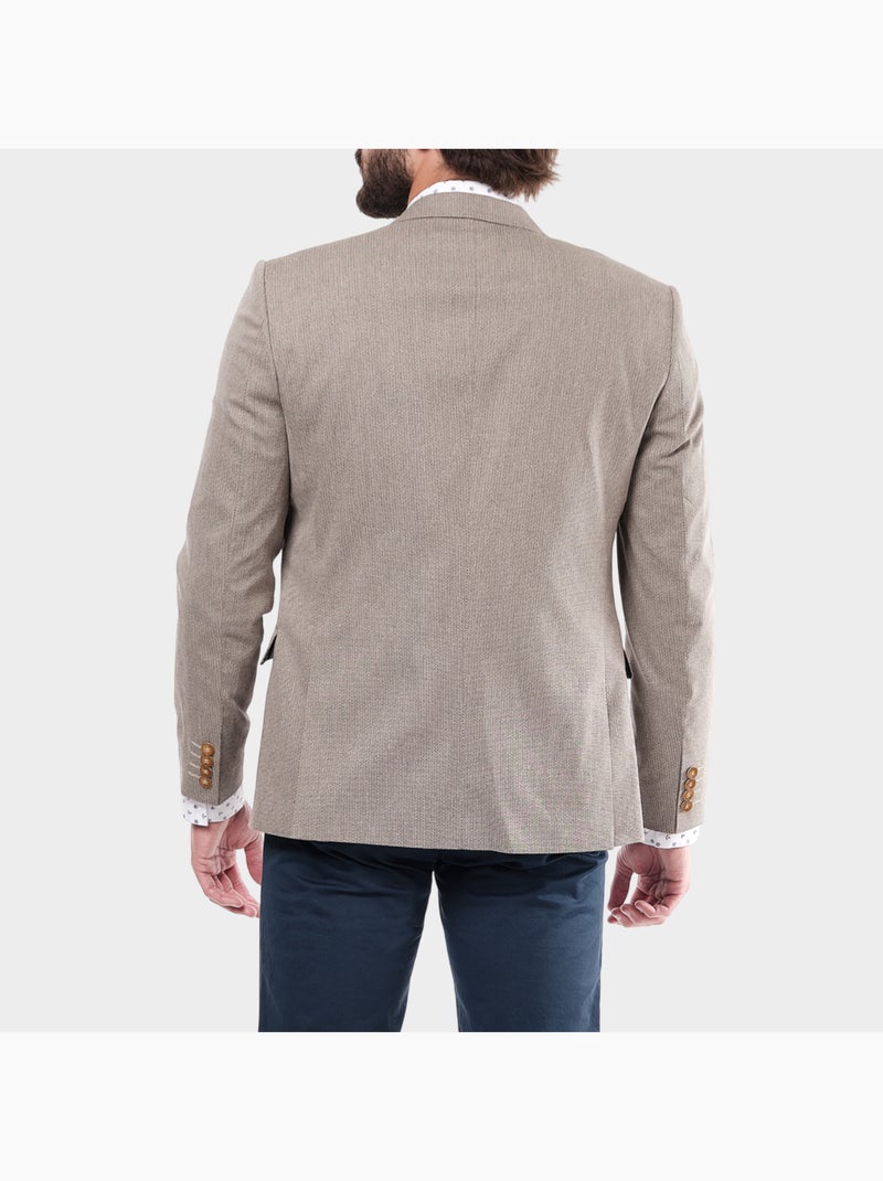Chaqueta de traje Beige - Kiabi