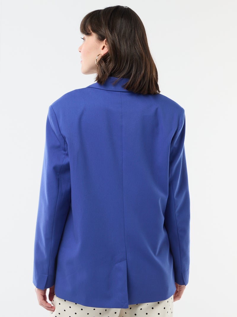 Chaqueta de traje con corte oversize Azul - Kiabi