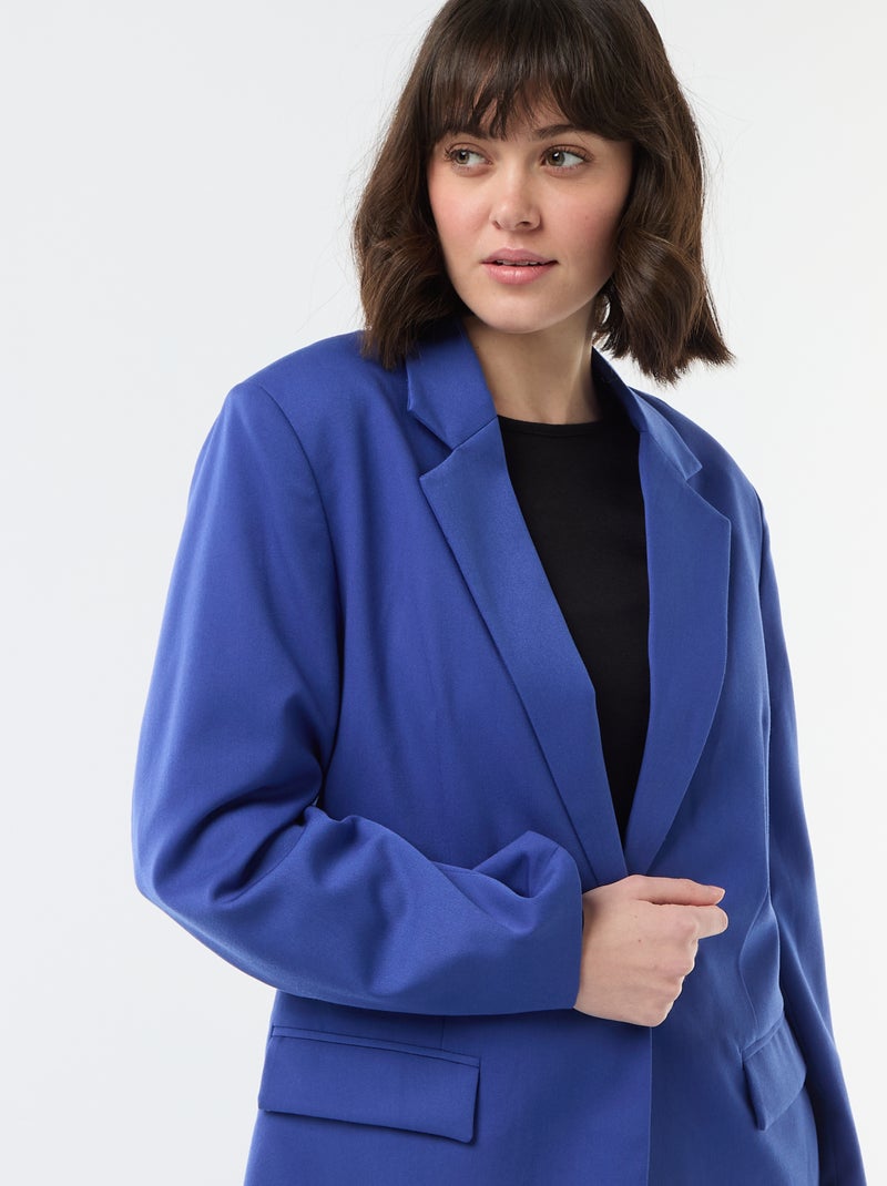 Chaqueta de traje con corte oversize Azul - Kiabi