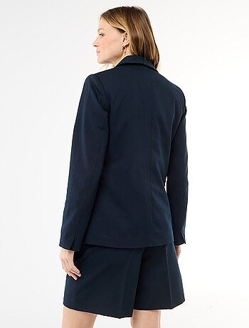 Chaqueta de traje con cuello chal