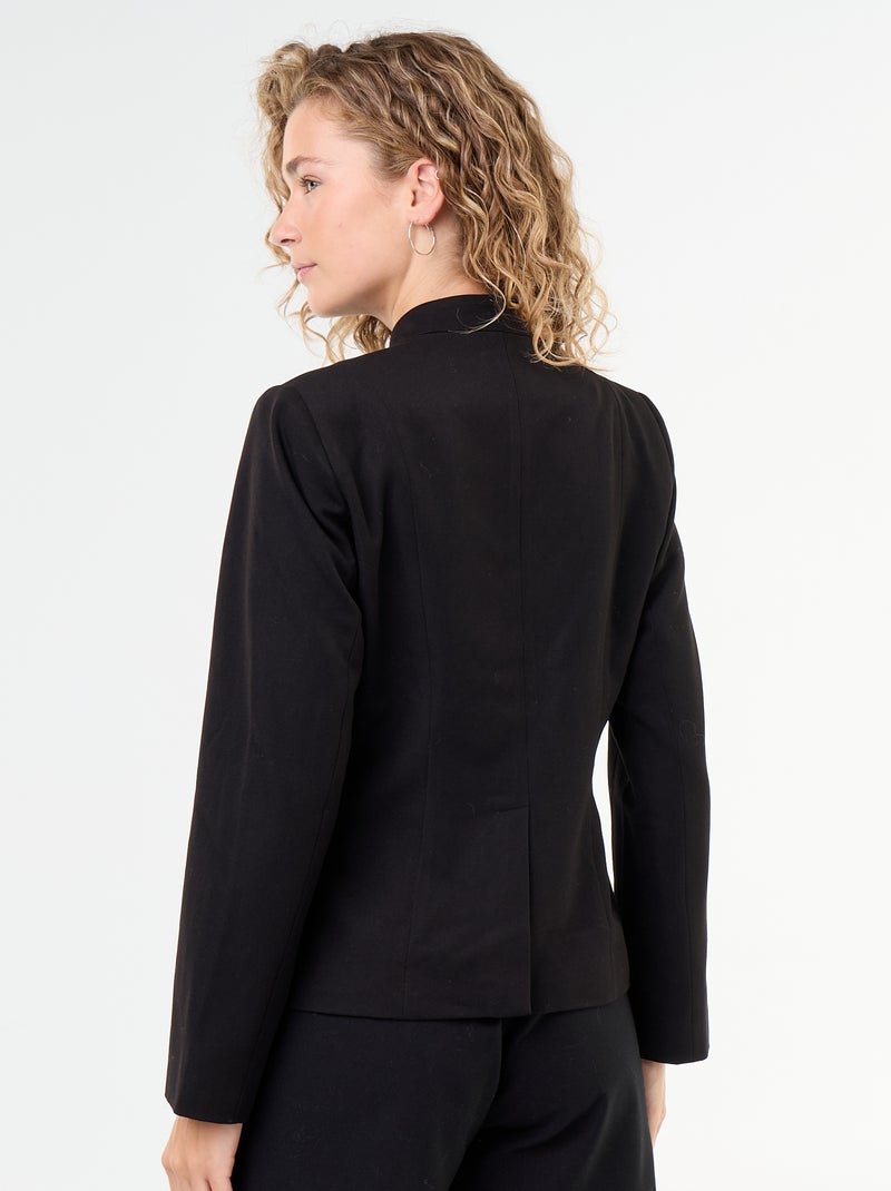 Chaqueta de traje con detalle el en cierre Negro - Kiabi