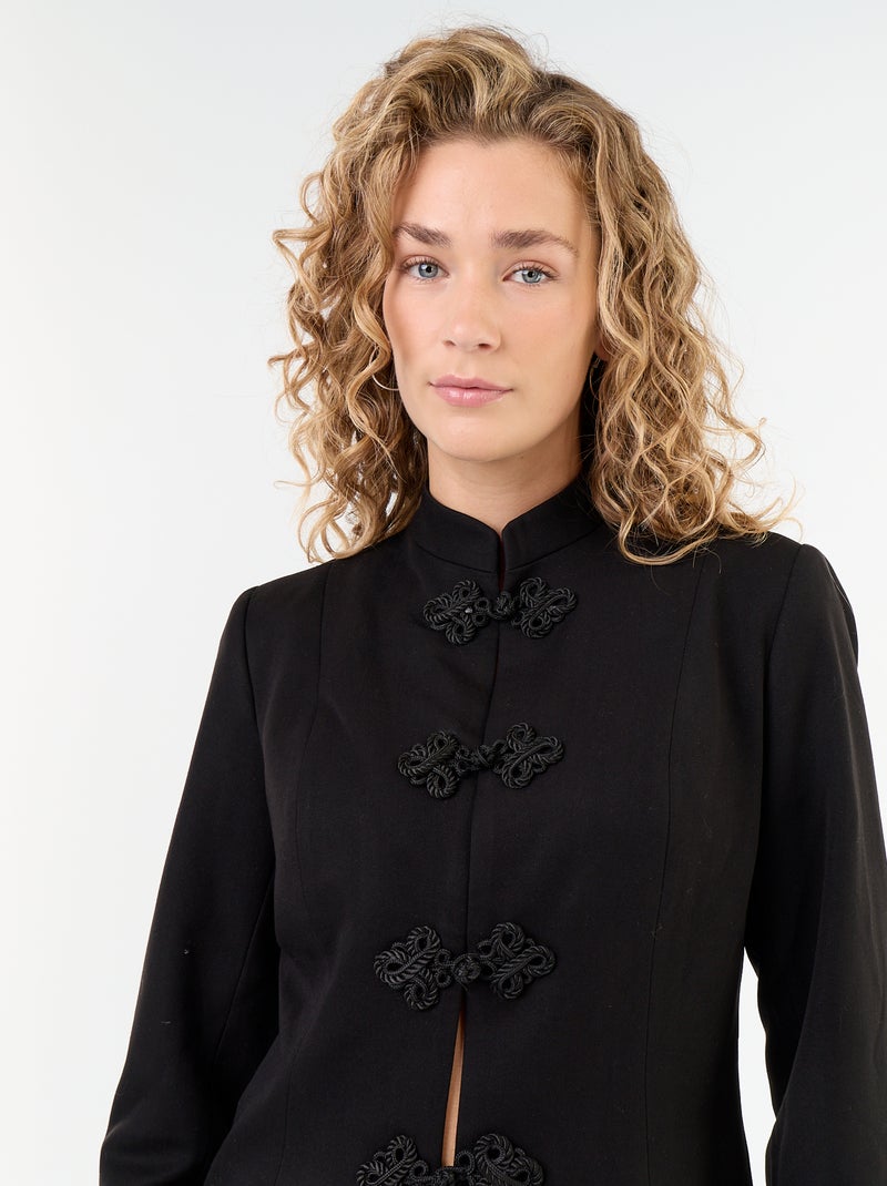 Chaqueta de traje con detalle el en cierre Negro - Kiabi