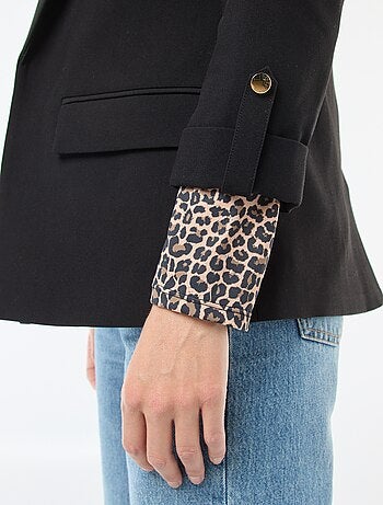 Chaqueta de traje con mangas 3/4 con vuelo