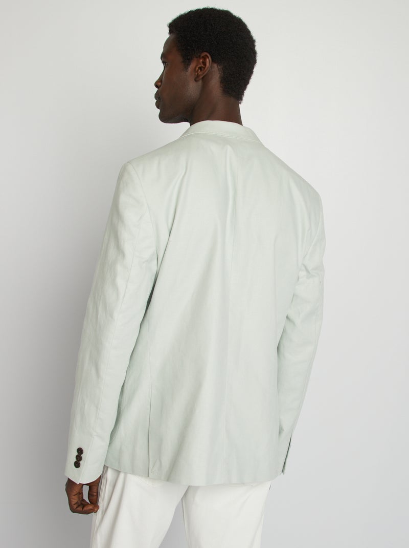 Chaqueta de traje corte ajustado / slim fit GRIS - Kiabi