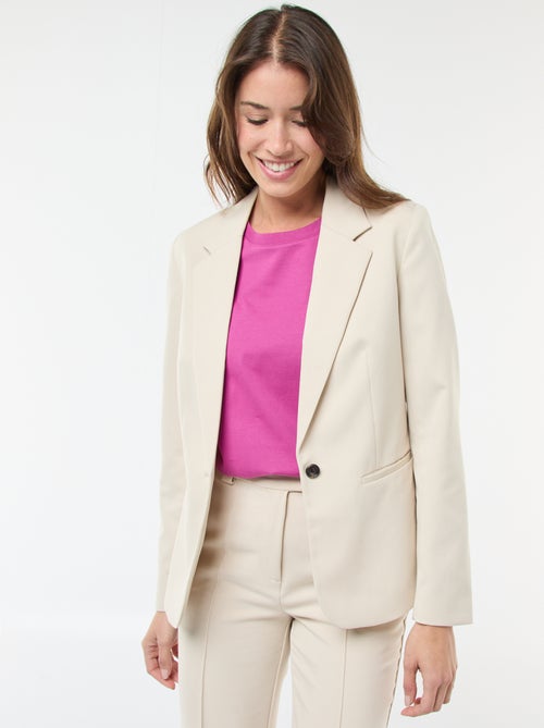 Chaqueta de traje de manga larga - Kiabi