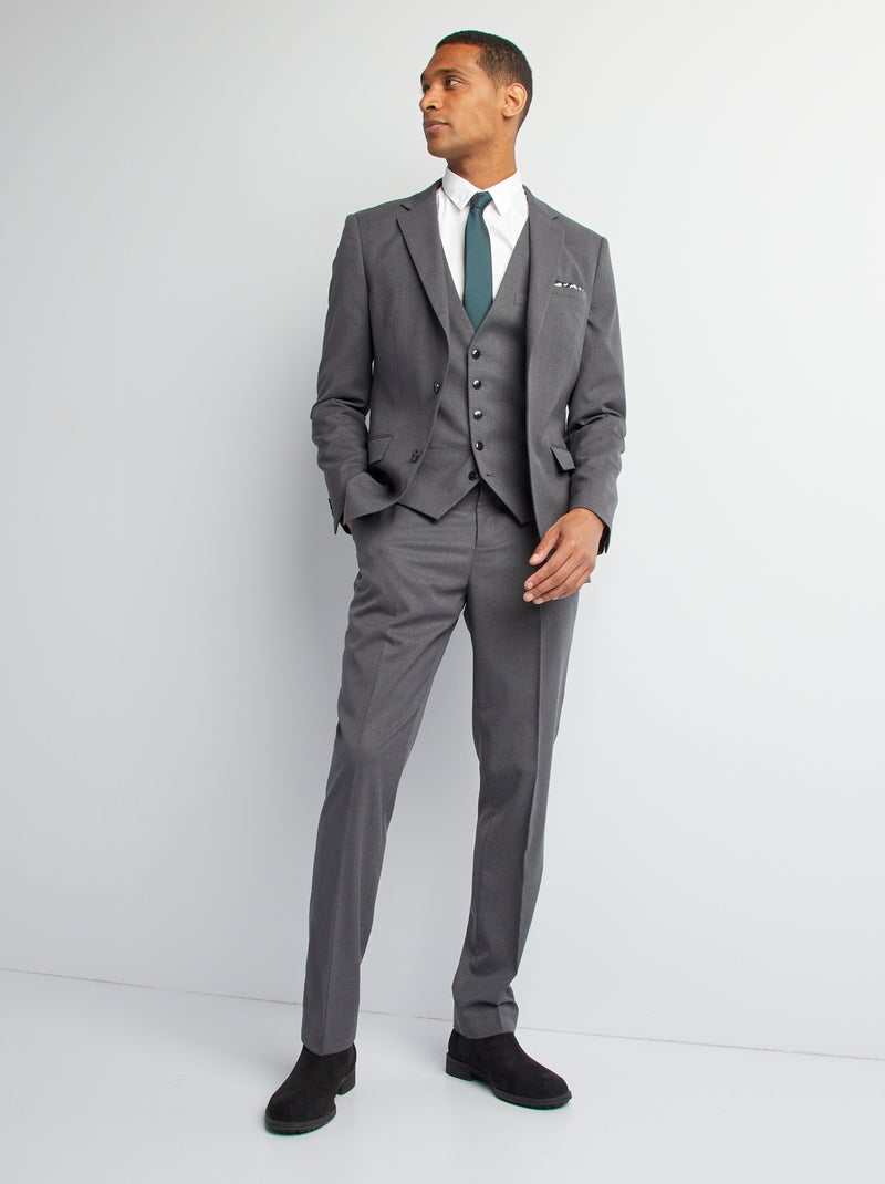 Chaqueta de traje GRIS - Kiabi