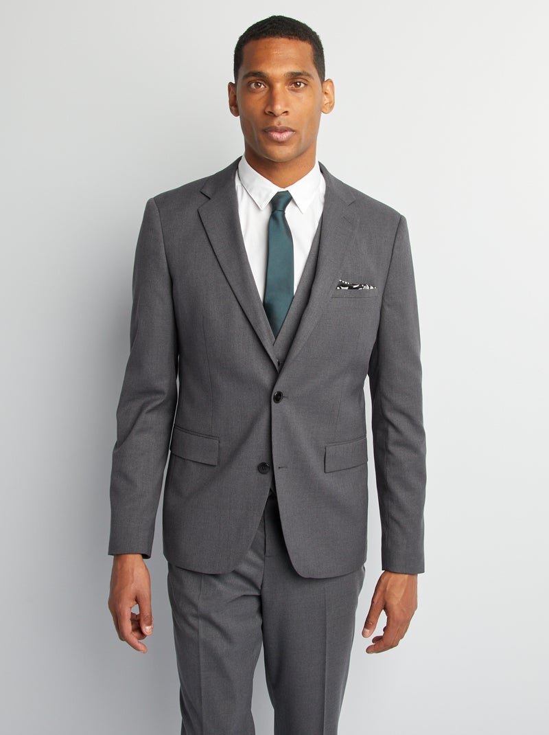Chaqueta de traje GRIS - Kiabi