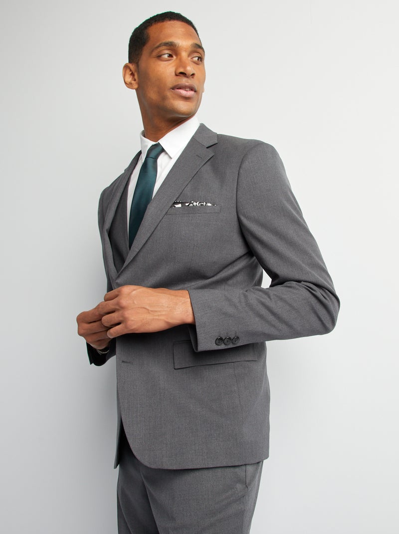 Chaqueta de traje GRIS - Kiabi