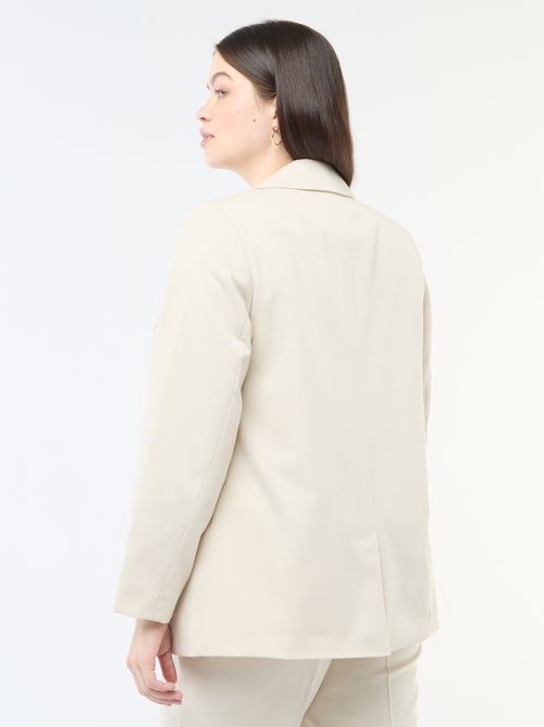 Chaqueta de traje larga - Kiabi