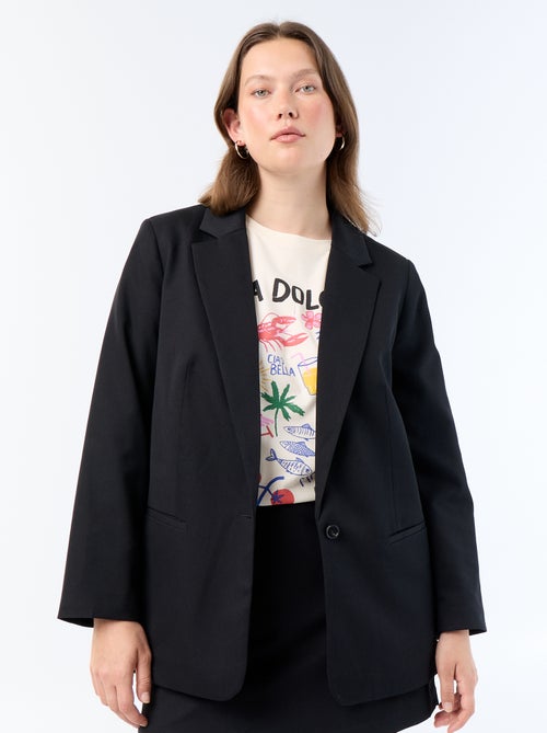 Chaqueta de traje larga - Kiabi