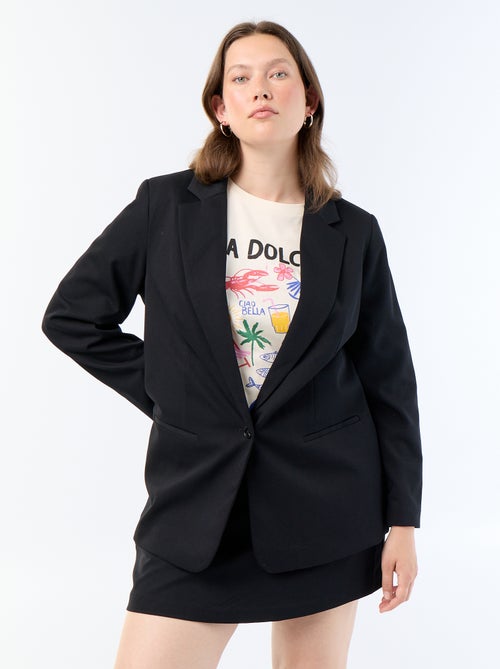 Chaqueta de traje larga - Kiabi
