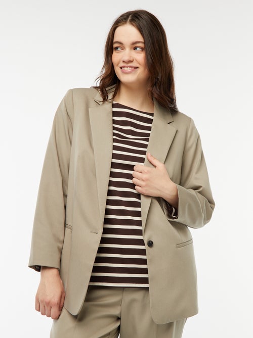 Chaqueta de traje larga - Kiabi