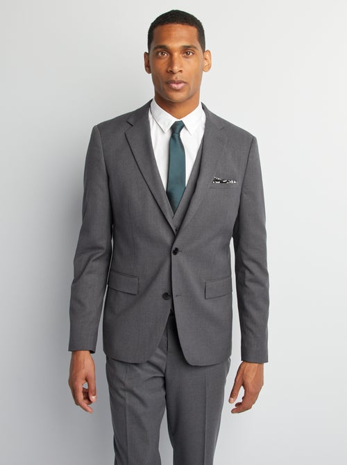 Chaqueta de traje para hombre de corte slim - Kiabi