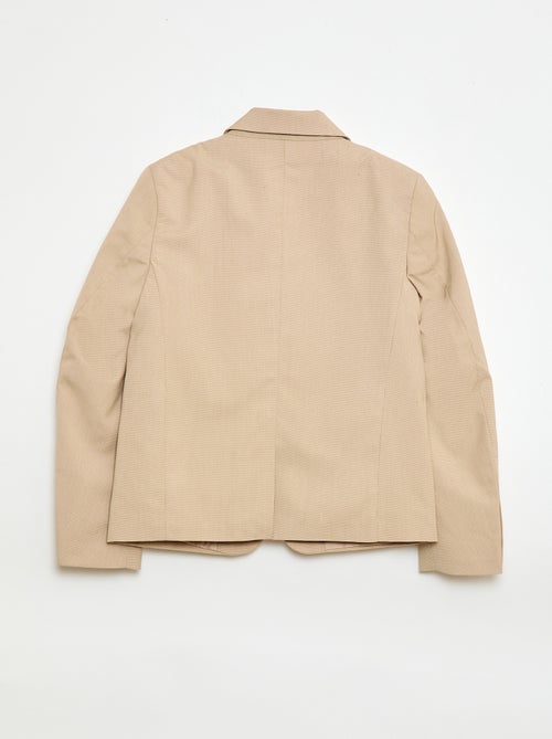 Chaqueta de traje slim fit lisa - Kiabi