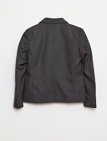 Chaqueta de traje slim fit lisa