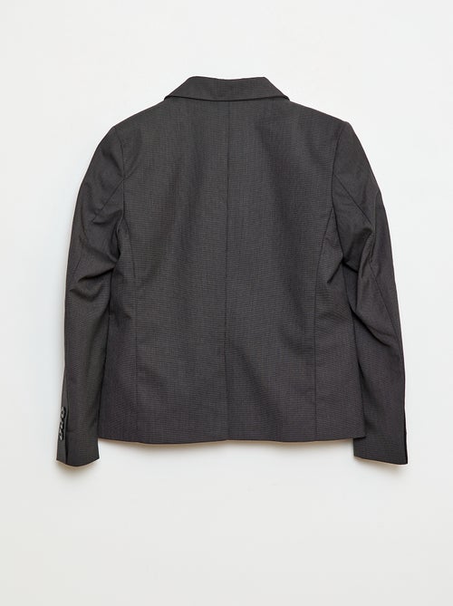 Chaqueta de traje slim fit lisa - Kiabi