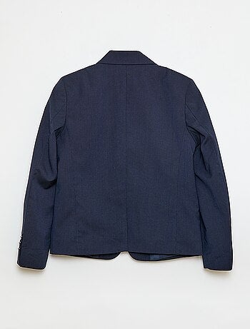 Chaqueta de traje slim fit lisa