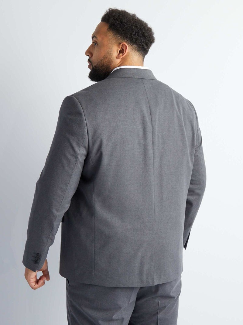 Chaqueta de traje slim GRIS - Kiabi