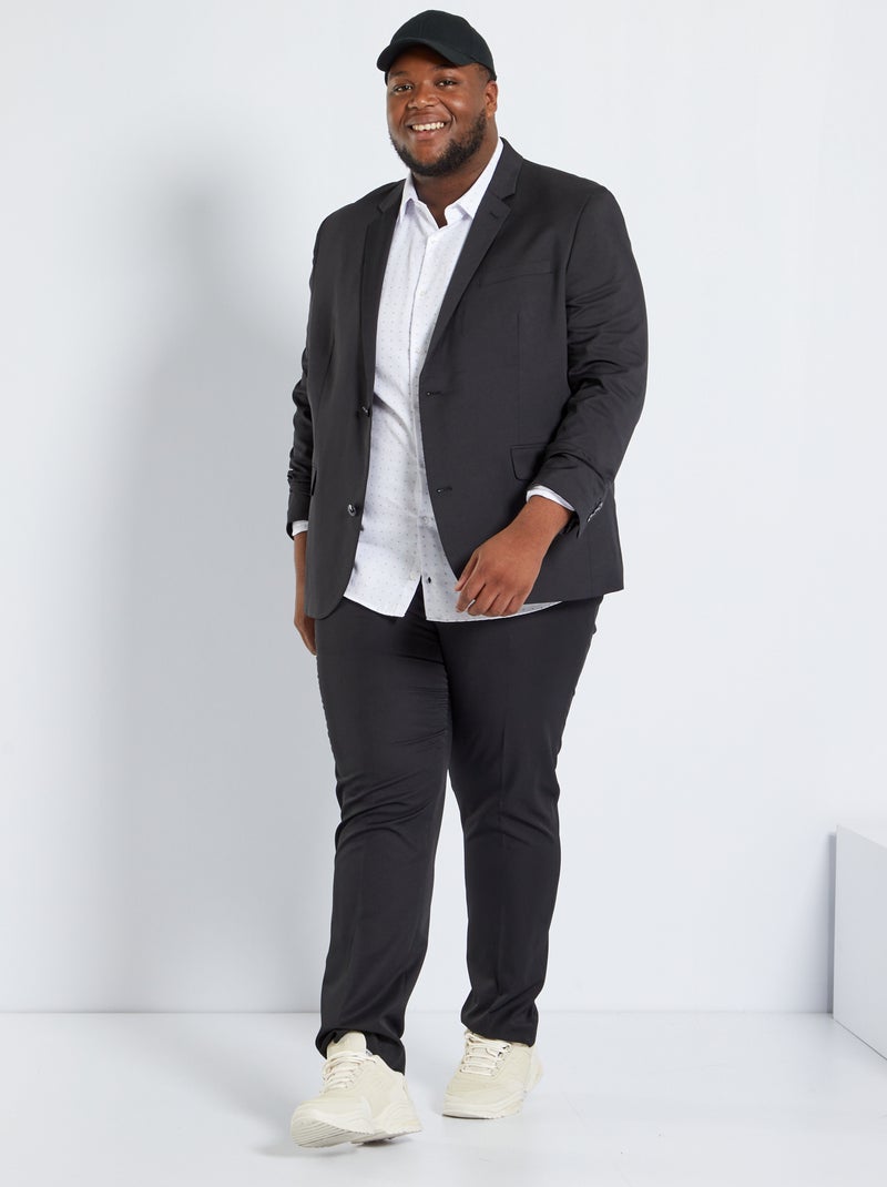 Chaqueta de traje slim Negro - Kiabi
