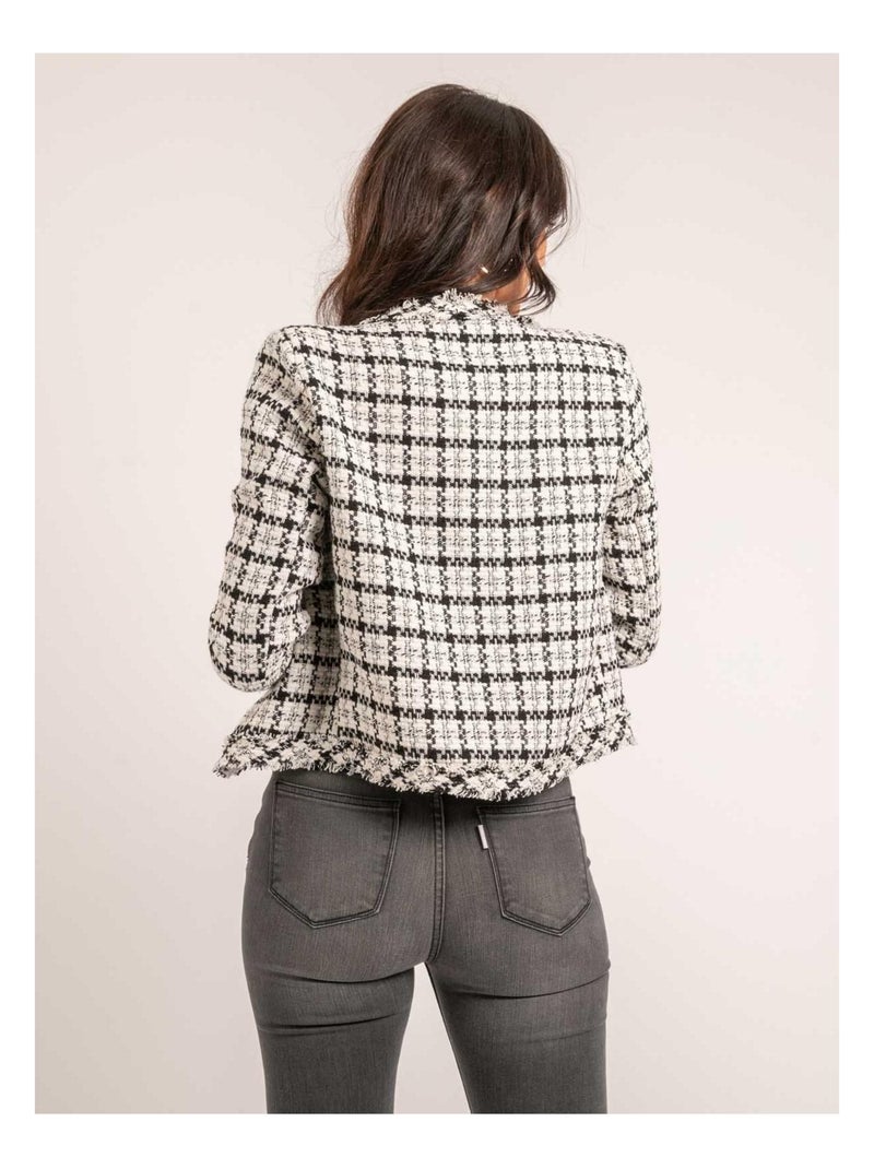 Chaqueta de tweed ULMAN Negro - Kiabi