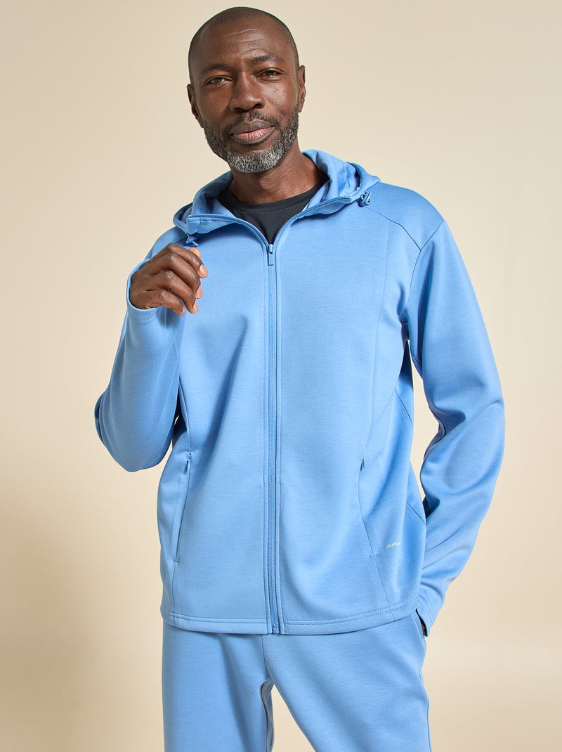 Chaqueta deportiva con capucha - (ekstract) Azul - Kiabi