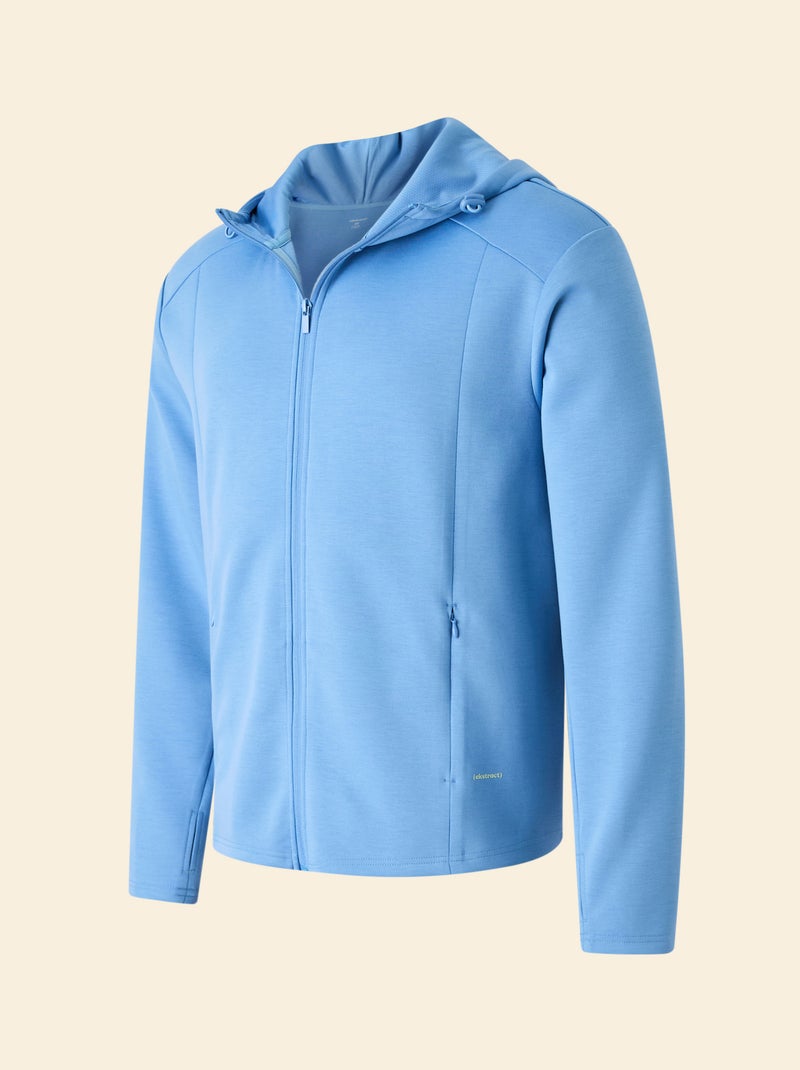 Chaqueta deportiva con capucha - (ekstract) Azul - Kiabi