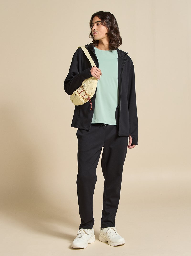 Chaqueta deportiva con capucha - (ekstract) Negro - Kiabi