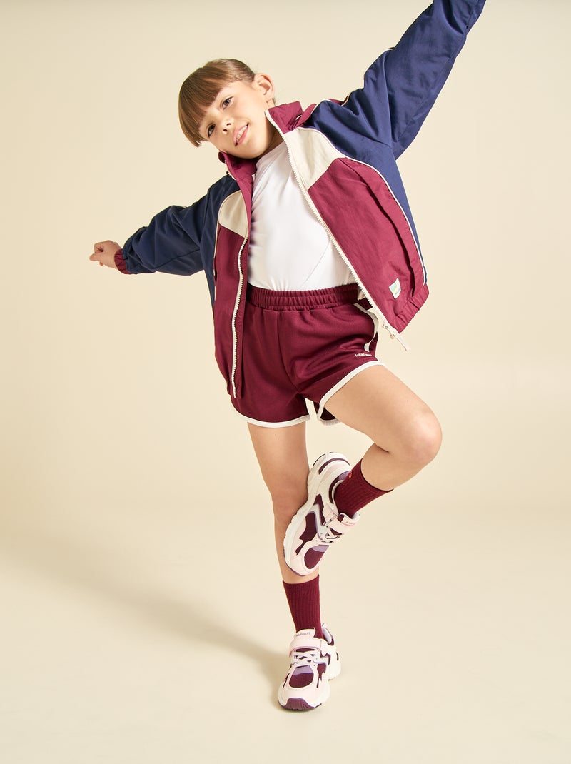Chaqueta deportiva con capucha - ekstract Rojo - Kiabi